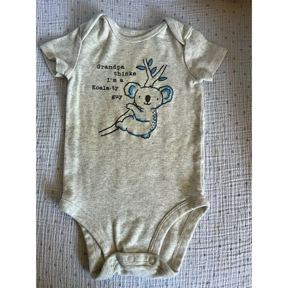 Carter’s 6 months Animals 3 piece set 1 Sleeper 2 Body Suits